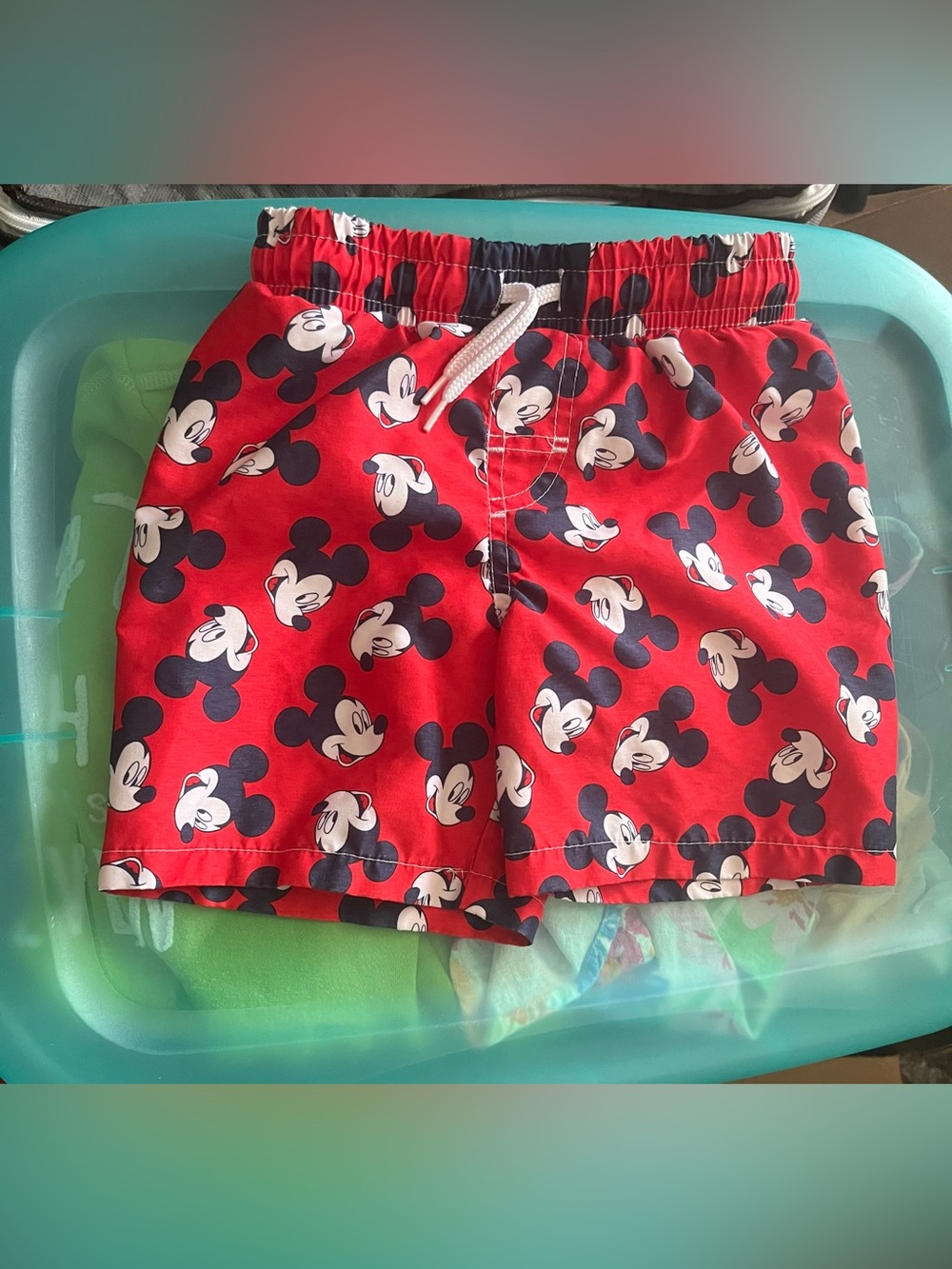 Boys Disney Mickey Mouse Swim Trunks